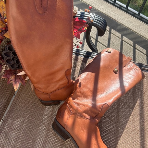 Wide calf Brown Sam Edelman boots size 8.5 - Picture 3 of 7